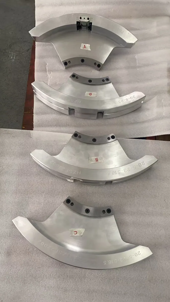 Machined segment components