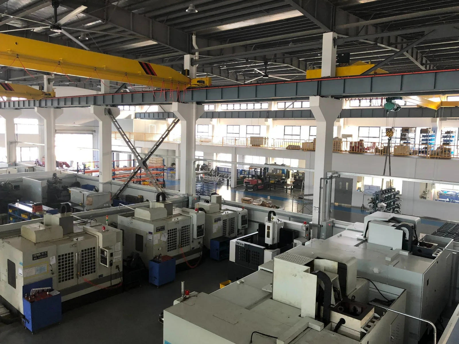 CNC production floor